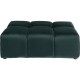 Banco Gianni Velvet Dark Green