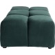 Banco Gianni Velvet Dark Green