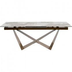 Mesa extensível Connesso 260x100cm branca