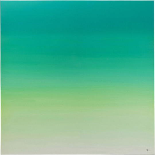 Pintura Tendency verde 120x120cm