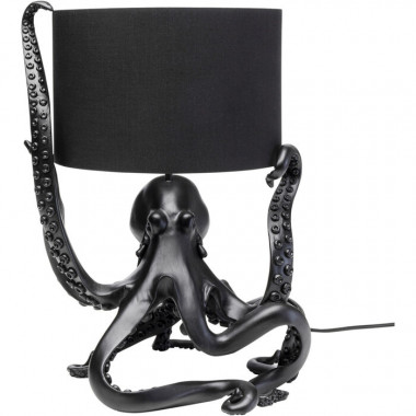 Candeeiro Mesa Octopus Black 47cm