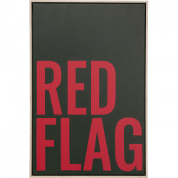 Pintura Red Flag 40x60cm