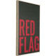 Pintura Red Flag 40x60cm