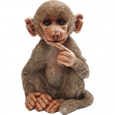 Peça Decorativa Monkey Baby Baboon