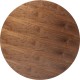 Tampo Invitation Round WalnutØ120cm