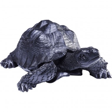Peça Decorativa Turtle Preto Small