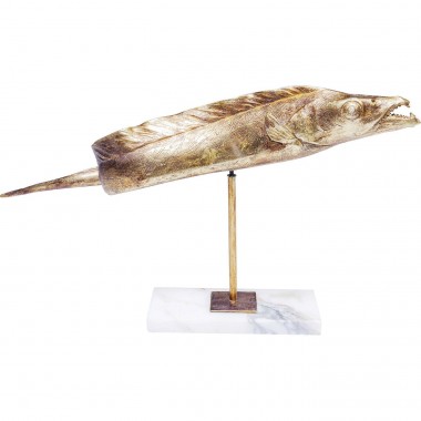 Peça Decorativa Pescado Gold