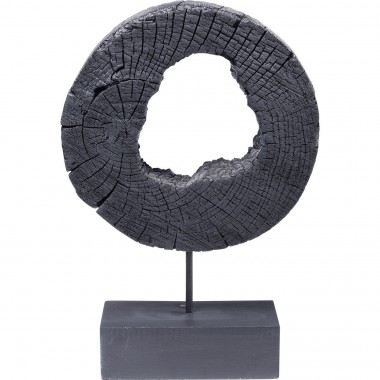 Peça Decorativa Ring Of Fire Preto 53cm