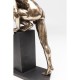 Peça Decorativa Nude Man Stand Bronze 35cm