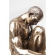 Peça Decorativa Nude Man Stand Bronze 35cm